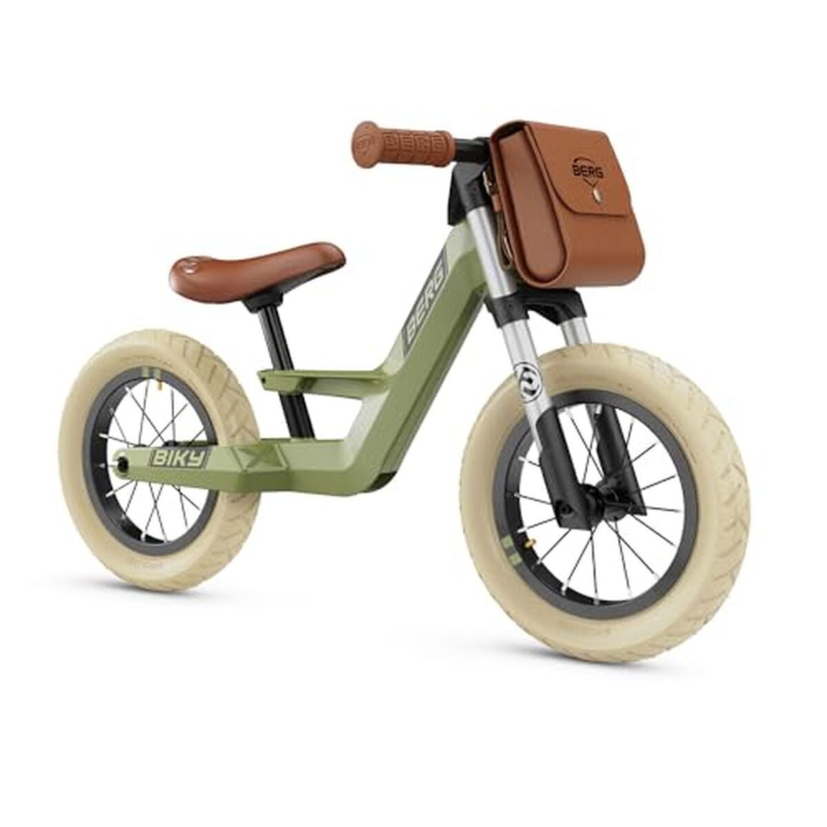 Test : vélo d'équilibre Berg Biky Retro vert pour enfants