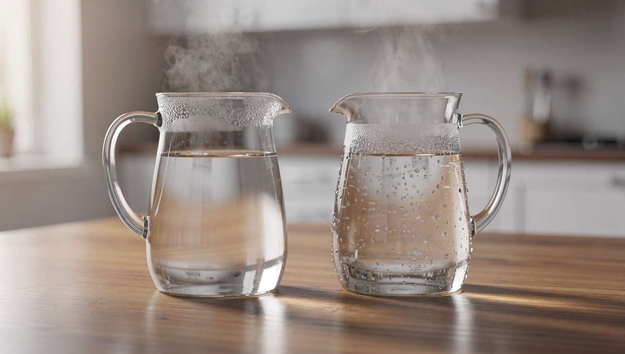 Quelle eau est la plus lourde : chaude ou froide ?