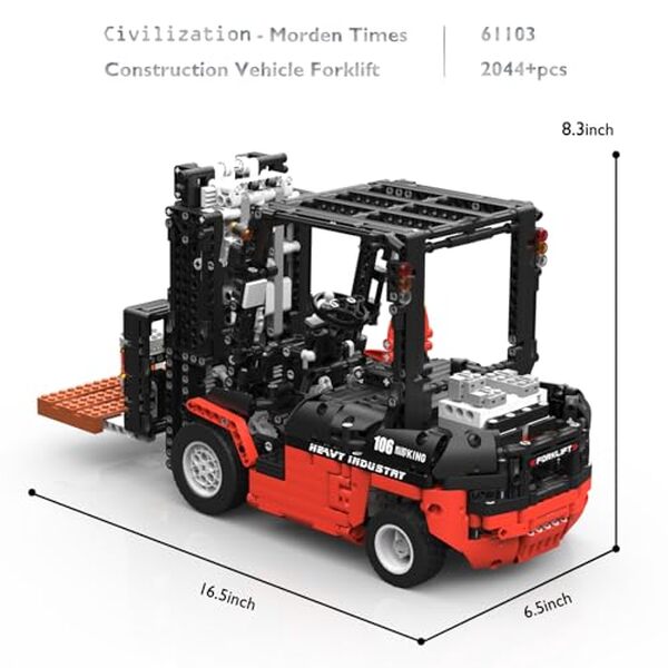 Découvrez notre test complet du chariot élévateur JMBricklayer à l'échelle 1 : 10 en briques RC : performance, design, fonctionnalités et plaisir de montage garantis pour les amateurs de modélisme et d'engins de construction.