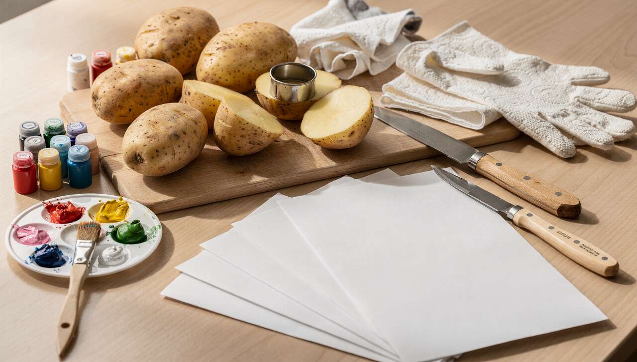 Comment fabriquer des tampons patates ?