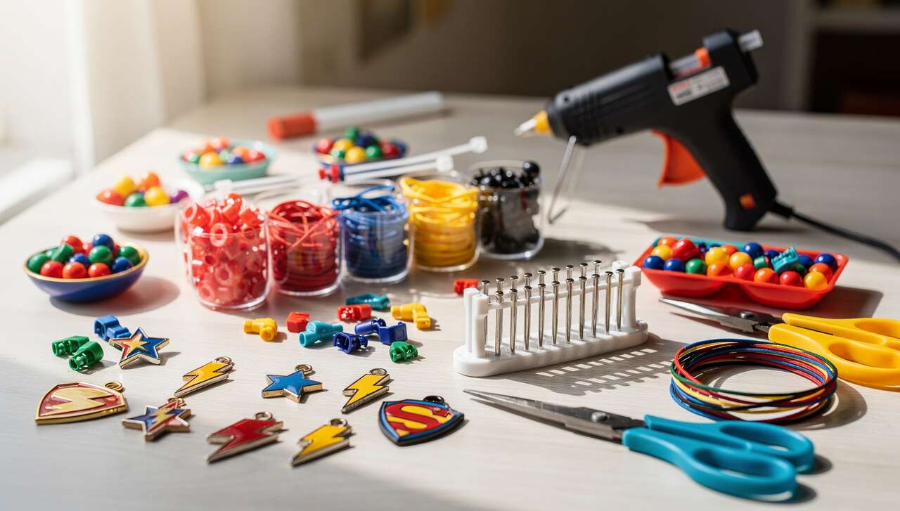 DIY : fabriquer des bracelets de super-héros pour enfants