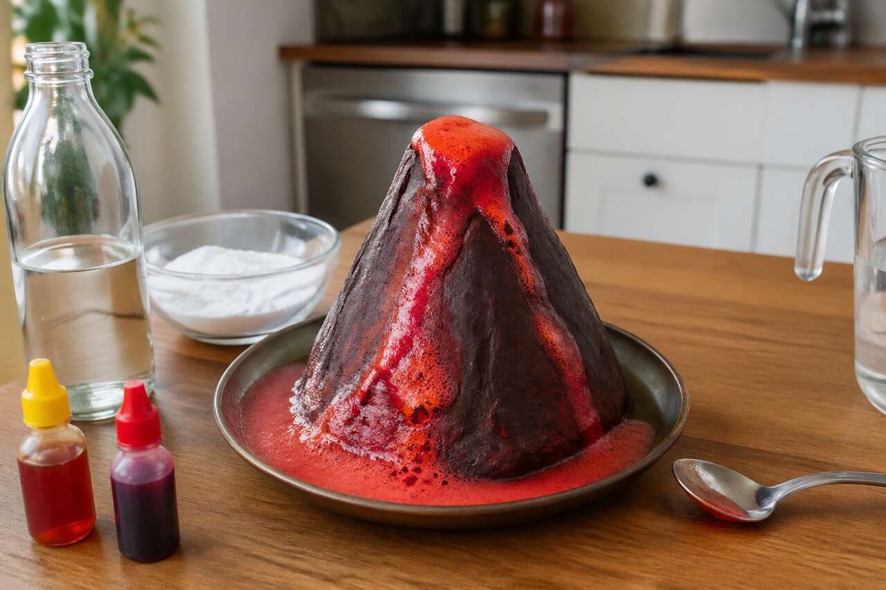 Les étapes de fabrication du volcan