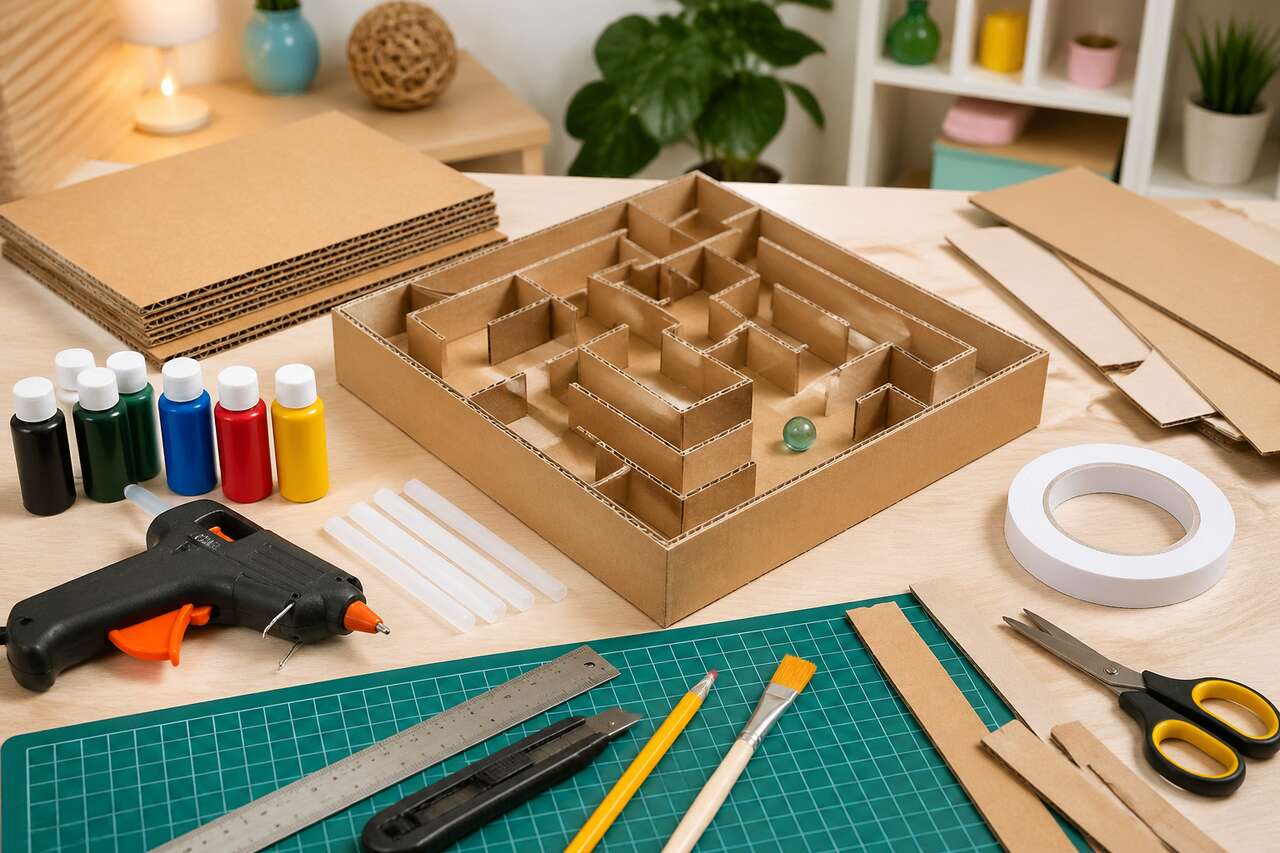 Fabriquer un labyrinthe en carton : idées et astuces DIY