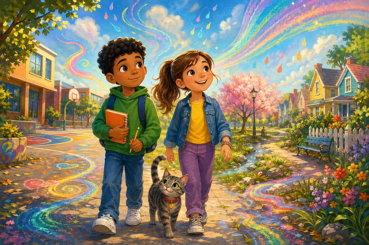 La quête de Samir pour un monde coloré