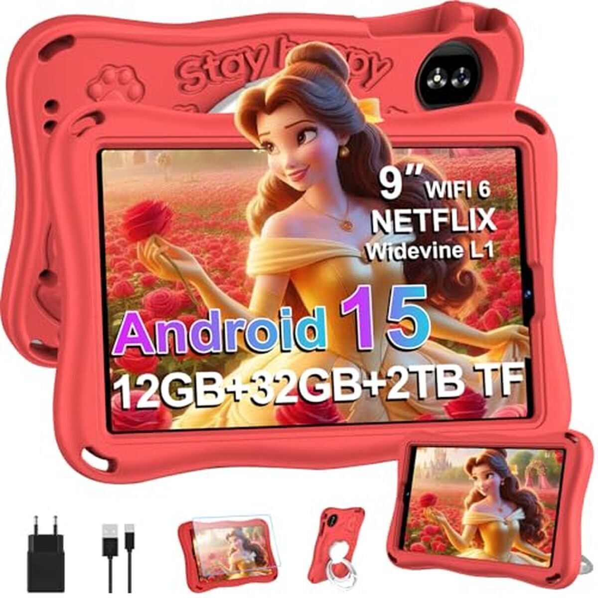Test de la tablette suaat android 15 pour enfants : écran 9 pouces et contrôle parental