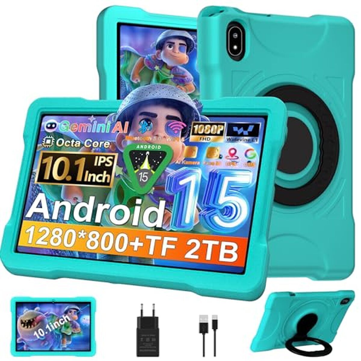 Test tablette Android 15 enfants 10 pouces : une protection antichute innovante
