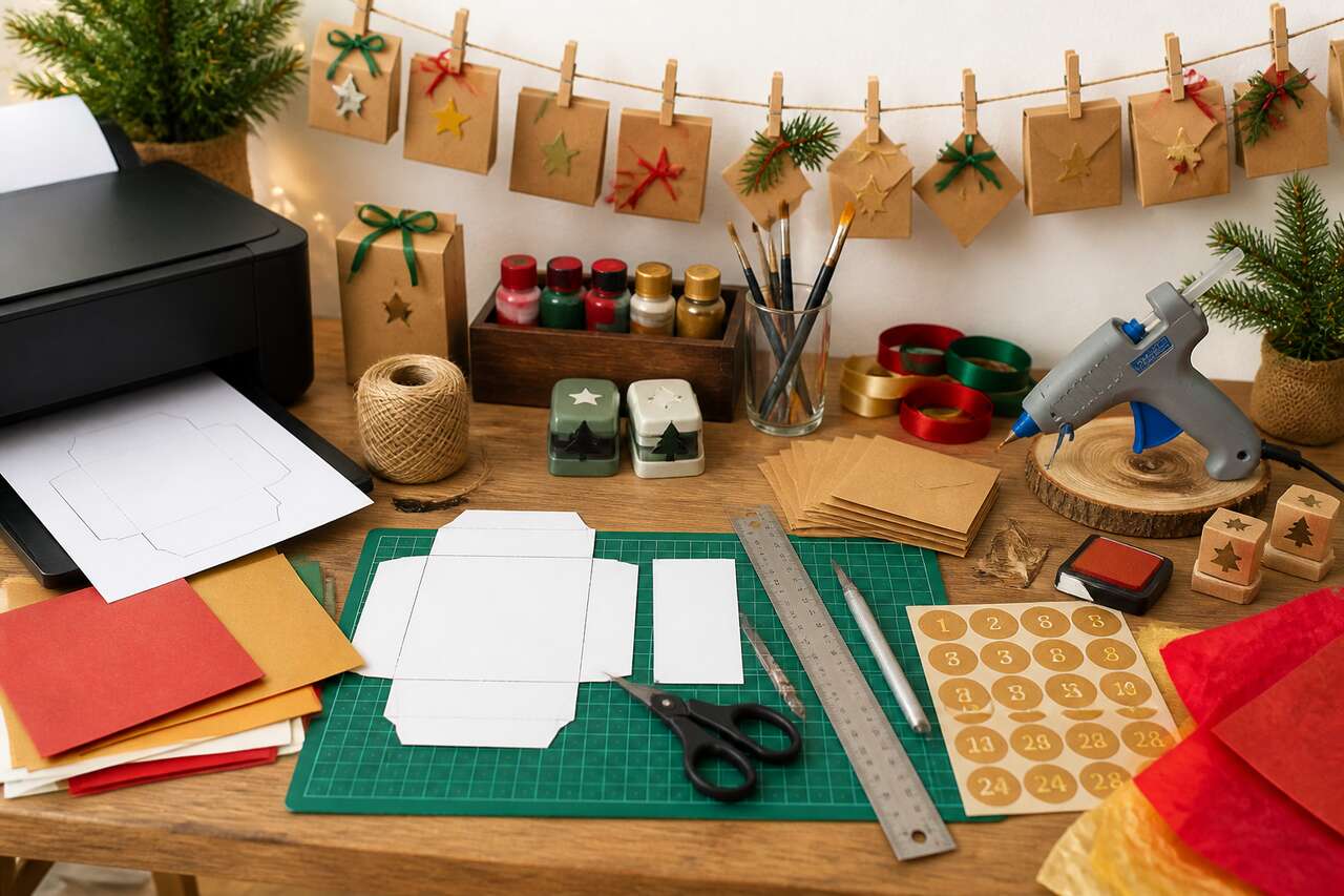 Calendrier de l'Avent à imprimer : idées DIY faciles