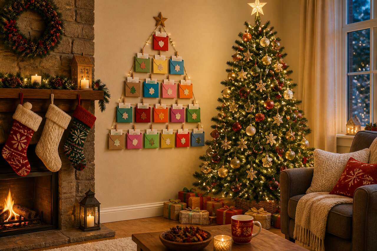 Créer un calendrier de l'avent familial diy