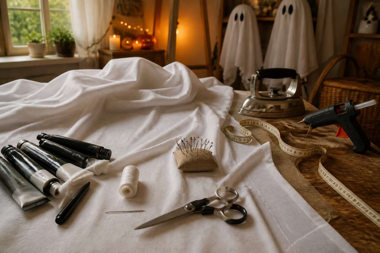 Comment fabriquer un costume de fantôme pour Halloween ?