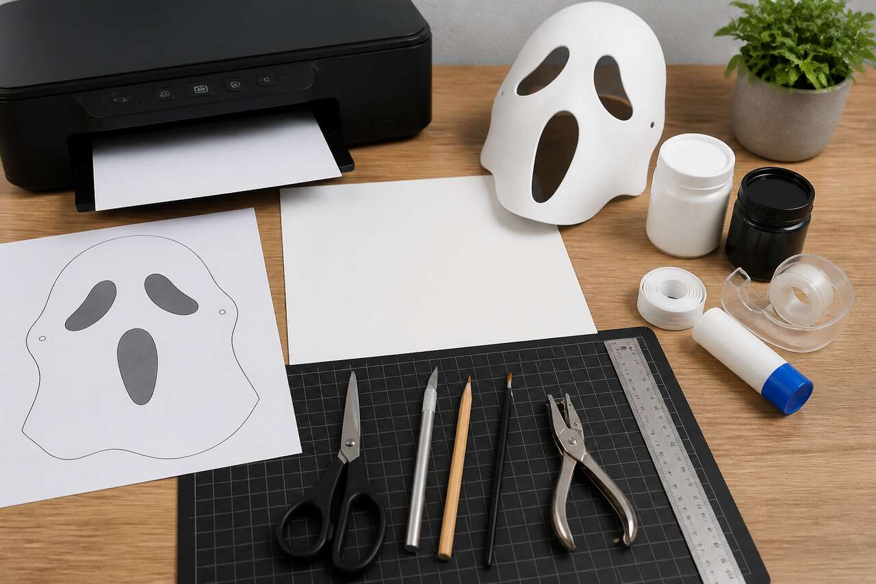 Masque de fantôme à imprimer : guide et astuces DIY