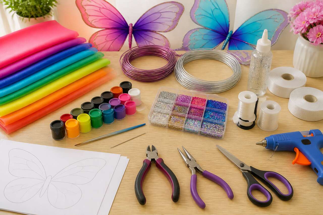 Déguisement : comment fabriquer des ailes de papillon ?