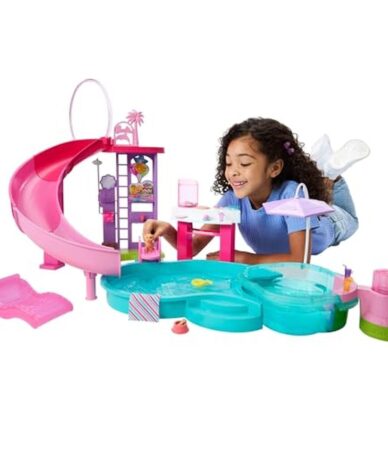 Test : barbie coffret piscine de rêve JKG83, plongez dans l'univers des jeux d'eau