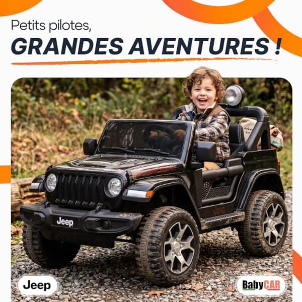 Découvrez notre test complet de la babycar Jeep Wrangler Rubicon 12 V. Caractéristiques, performances et avis sur cette voiture électrique pour enfants. 