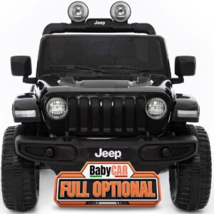 Test de la babycar Jeep Wrangler Rubicon 12 V : voiture électrique pour enfants