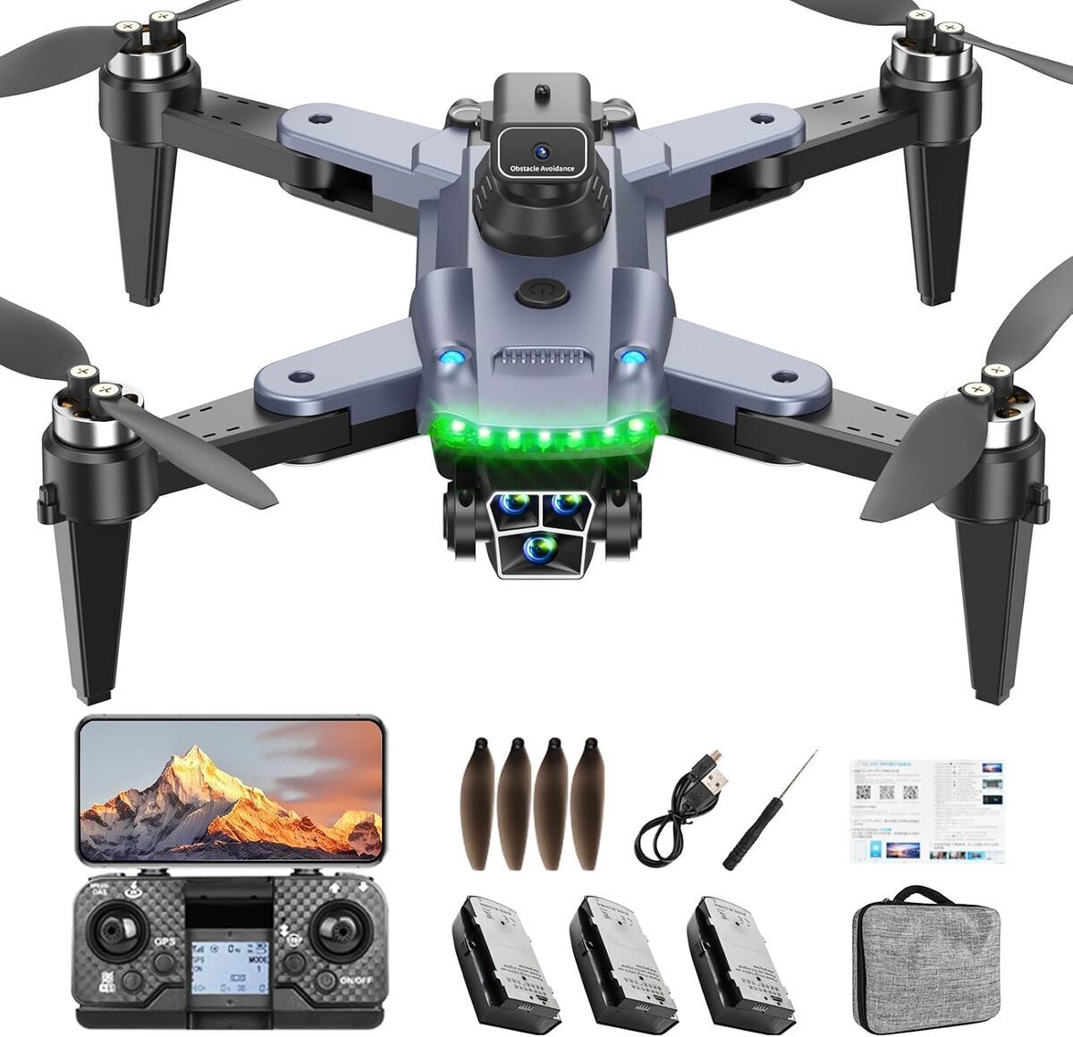 Test : drone S166 avec caméra 4K et moteur sans balais